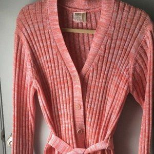 Montgomery Ward Vintage  marled cardigan sweater